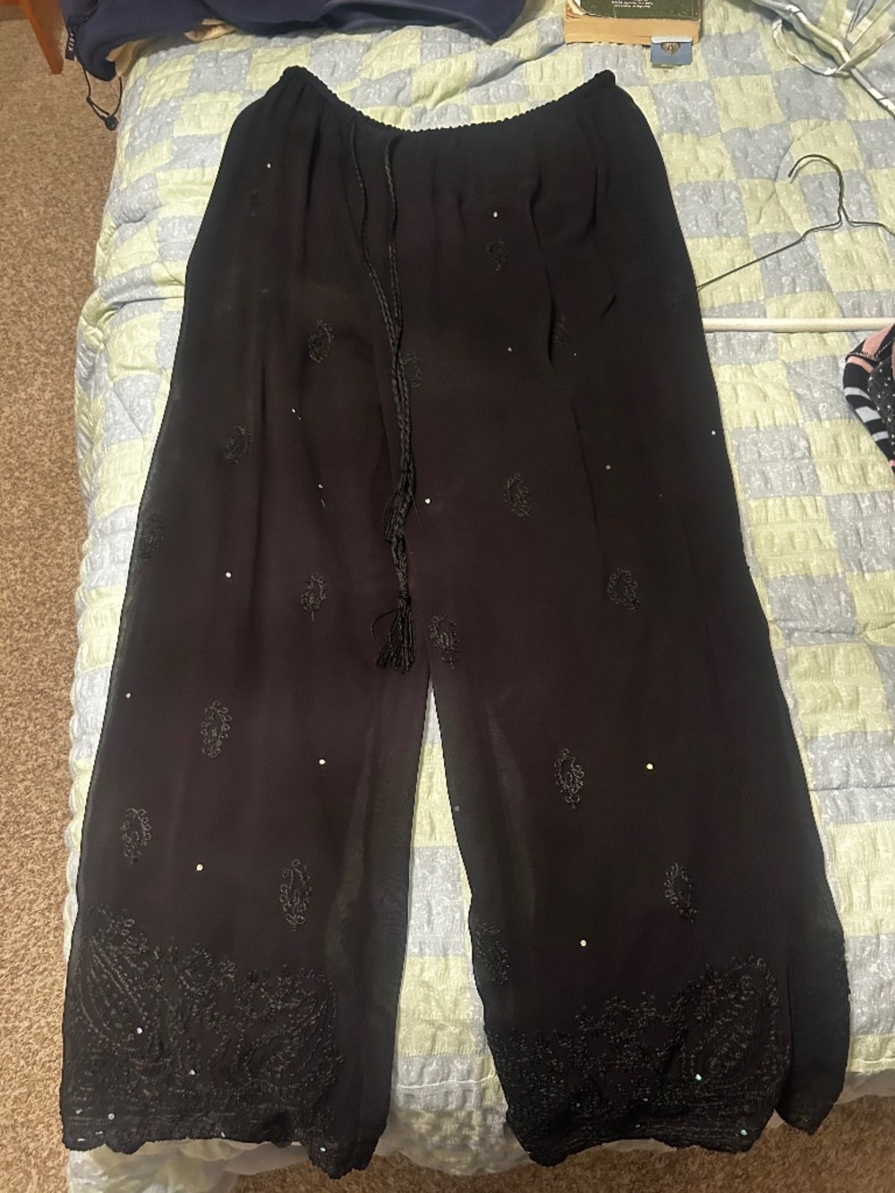 Large black soft surroundings pants